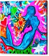 The Dancing Mermaid Acrylic Print