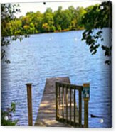 The Dock Gate Acrylic Print