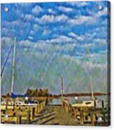 The Dock Of The Bay Acrylic Print