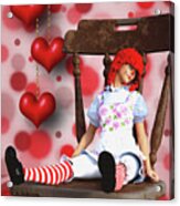 Raggedy Raggedy Acrylic Print