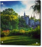 The Enchanted Land -  Belvedere Castle Central Park In Summer Acrylic Print