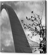 The Gateway - Saint Louis Monochrome Acrylic Print