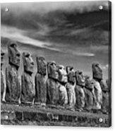 The Guardians - Easter Island Acrylic Print