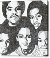 The Jacksons Tribute Acrylic Print