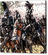 The Knight's Horses Acrylic Print