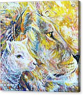 The Lion And The Lamb Acrylic Print