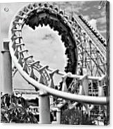 The Loop Black And White Acrylic Print