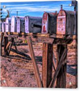 The Mailboxes Acrylic Print