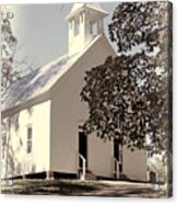 The Methodist Church Of Cades Cove Acrylic Print