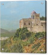 The Monastery Of Gonia Kolymbari Crete Acrylic Print