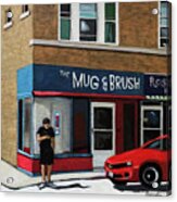 The Mug And Brush - Urban Painting Acrylic Print