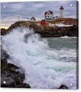 The Nubble After A Storm Acrylic Print