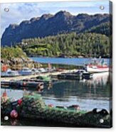 The Port At Plockton Acrylic Print