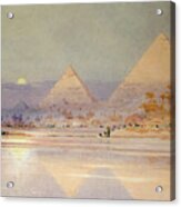 The Pyramids At Dusk Acrylic Print