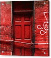 The Red Door Bar Acrylic Print