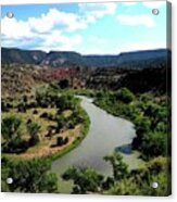 The River Chama At Red Rocks Acrylic Print
