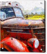 The Rusty Old Jalopy . 7d15509 Acrylic Print