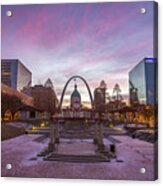 The St Louis Arch Acrylic Print
