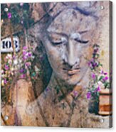 The Statue With The Romantic Touch Acrylic Print