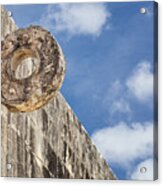 The Stone Ring At The Great Mayan Ball Court Of Chichen Itza Acrylic Print