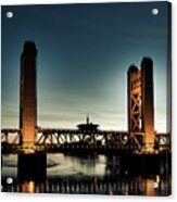 The Tower Bridge At Sunset Acrylic Print