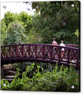 The Town Lake Hike And Bike Trail Offers Runners A Paradise Of Lush Green Trails Along Lady Bird Lake In Austin Texas Acrylic Print