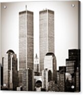 The Twin Towers Acrylic Print