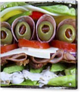 The Ultimate Sandwich Acrylic Print