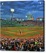 The View From Behind Home Plate - Fenway Park Acrylic Print