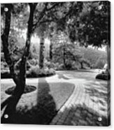 The Walkway Bw Acrylic Print