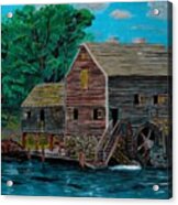 The Water Mill Acrylic Print