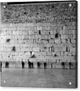 The Western Wall, Jerusalem 2 Acrylic Print
