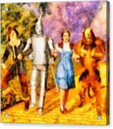 The Wizard Of Oz Cast Acrylic Print
