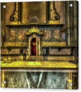 The Yellow Light Church 3 - La Chiesa Della Luce Gialla 3 Acrylic Print