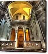 The Yellow Light Church 1p - La Chiesa Della Luce Gialla 1p Acrylic Print
