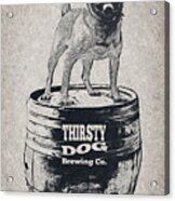 Thirsty Dog Brewing Co. Keg Acrylic Print