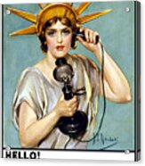 This Is Liberty Speaking - Ww1 Acrylic Print