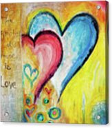 This Is Love Acrylic Print