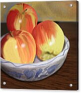 Three Apples Acrylic Print