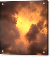 Thunderous Sunset Acrylic Print