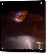 Thunderstorm Boulder County 08-15-10 Acrylic Print