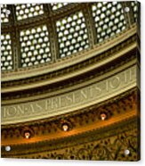 Tiffany Dome Chicago Cultural Center Acrylic Print