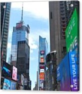 Times Square - New York City Acrylic Print