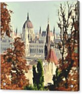 To Budapest With Love Acrylic Print