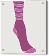 Today Is Pink Sock Day Acrylic Print