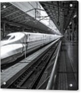 Tokyo To Kyoto, Bullet Train, Japan Acrylic Print