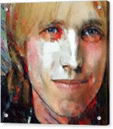 Tom Petty Tribute Portrait 3 Acrylic Print
