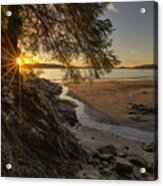 Tonquin Beach Sunset Acrylic Print