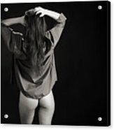 Toriwaits Nude Fine Art Print Photograph In Black And White 5111 Acrylic Print