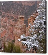 Towers In The Snow Acrylic Print